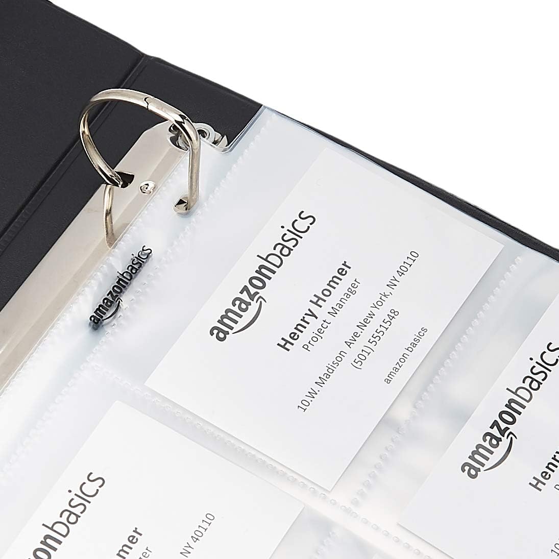  Basics 9 Sleeve Card Protectors Binder Sheet - 100-Pack : Office Products