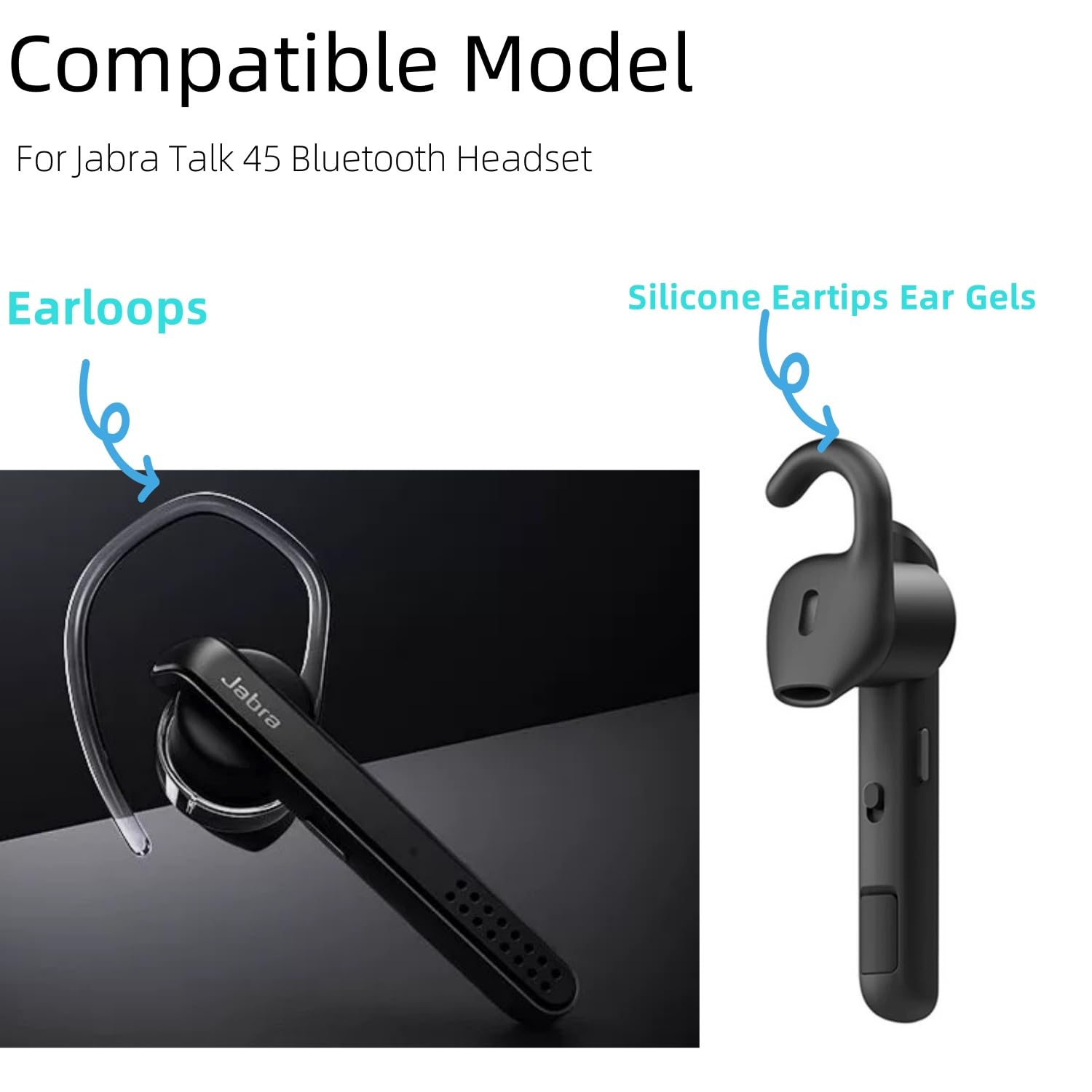 Amazon | Miayaya Eargels イヤーループチップ Jabra Stealth UC