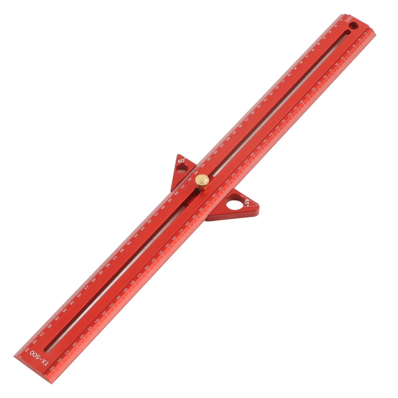 CHICIRIS T -trackwell -trackwel, Strumento di Misurazione Portatile Lineare Multifunzionale per Falegnami per Falegnami per (50 cm)
