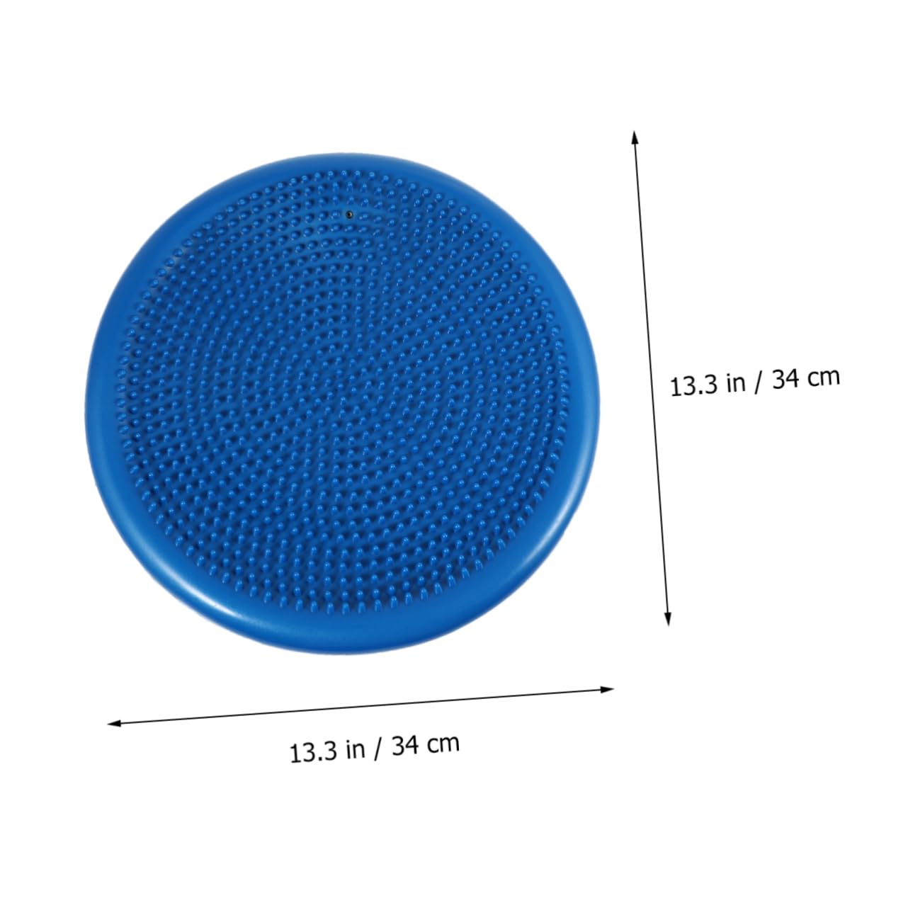 Abaodam Cojín De Equilibrio Inflable Cojín De Equilibrio Para Yoga y Ejercicios Casa Para Fortalecer El Torso y Aliviar El Dolor De Espalda
