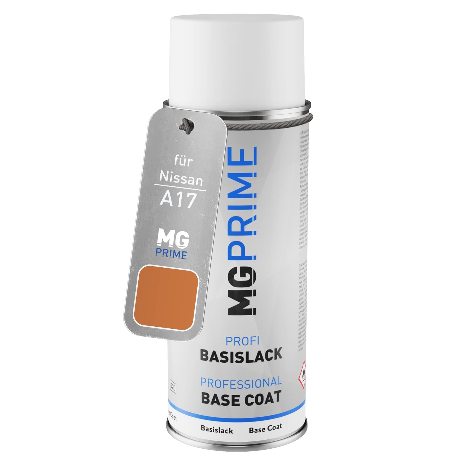 MG PRIME Car paint Spray can for Nissan A17 Orange Pearl Metallic/Le Mans Sunset Metallic Base coat spray can 400ml