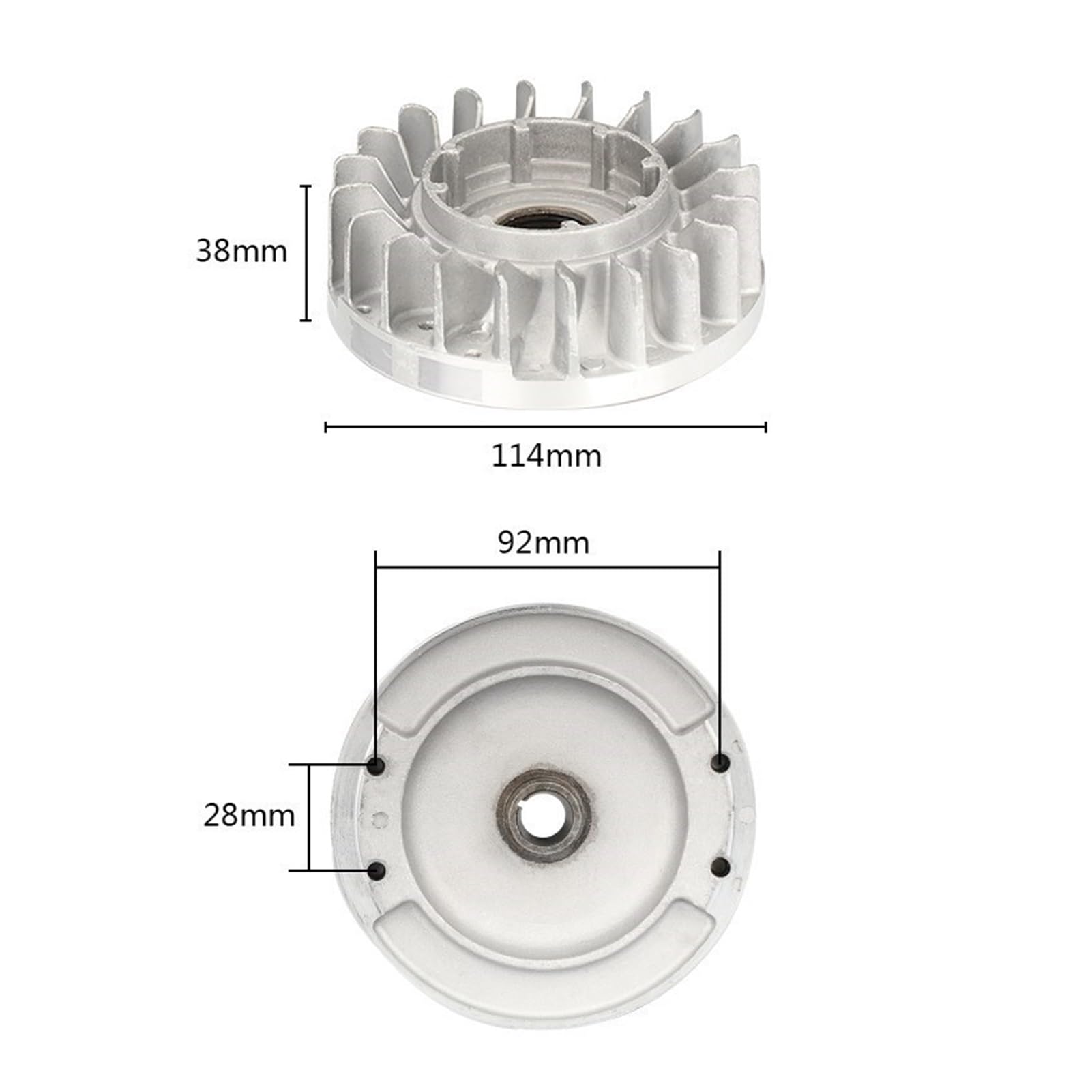 1pc Motosega a benzina Magneto Volano adatto for Stihl 066 640 MS660 Pezzo di ricambio for attacco motosega Accessori for attrezzi da giardino