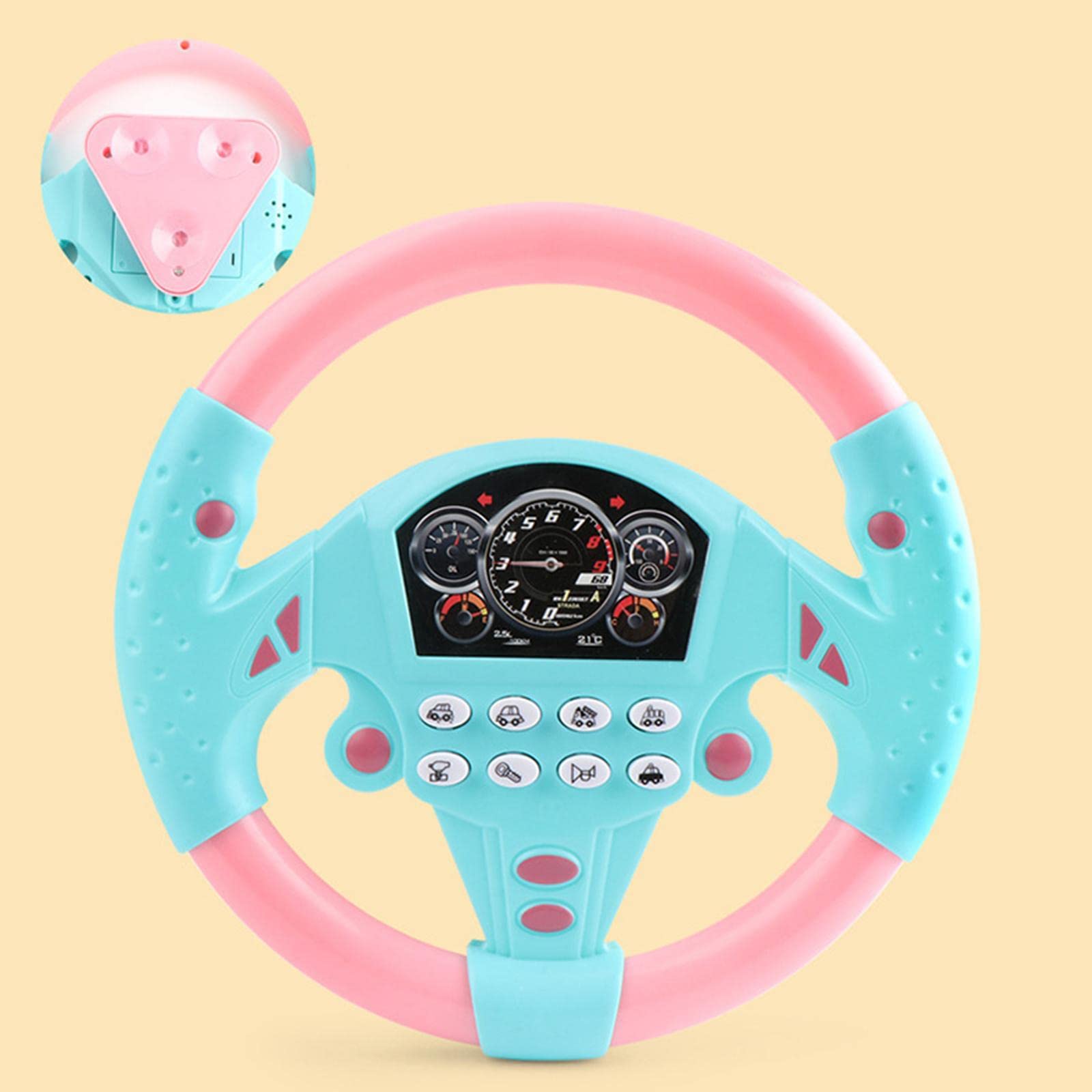 Amazon.com: FQRDKT Portable Steering Wheel Wheel Toy Simulation