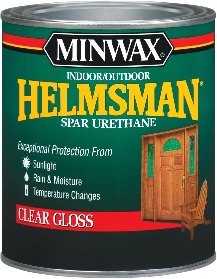 MINWAX63200444 Helmsman Spar Urethane, quart, Gloss