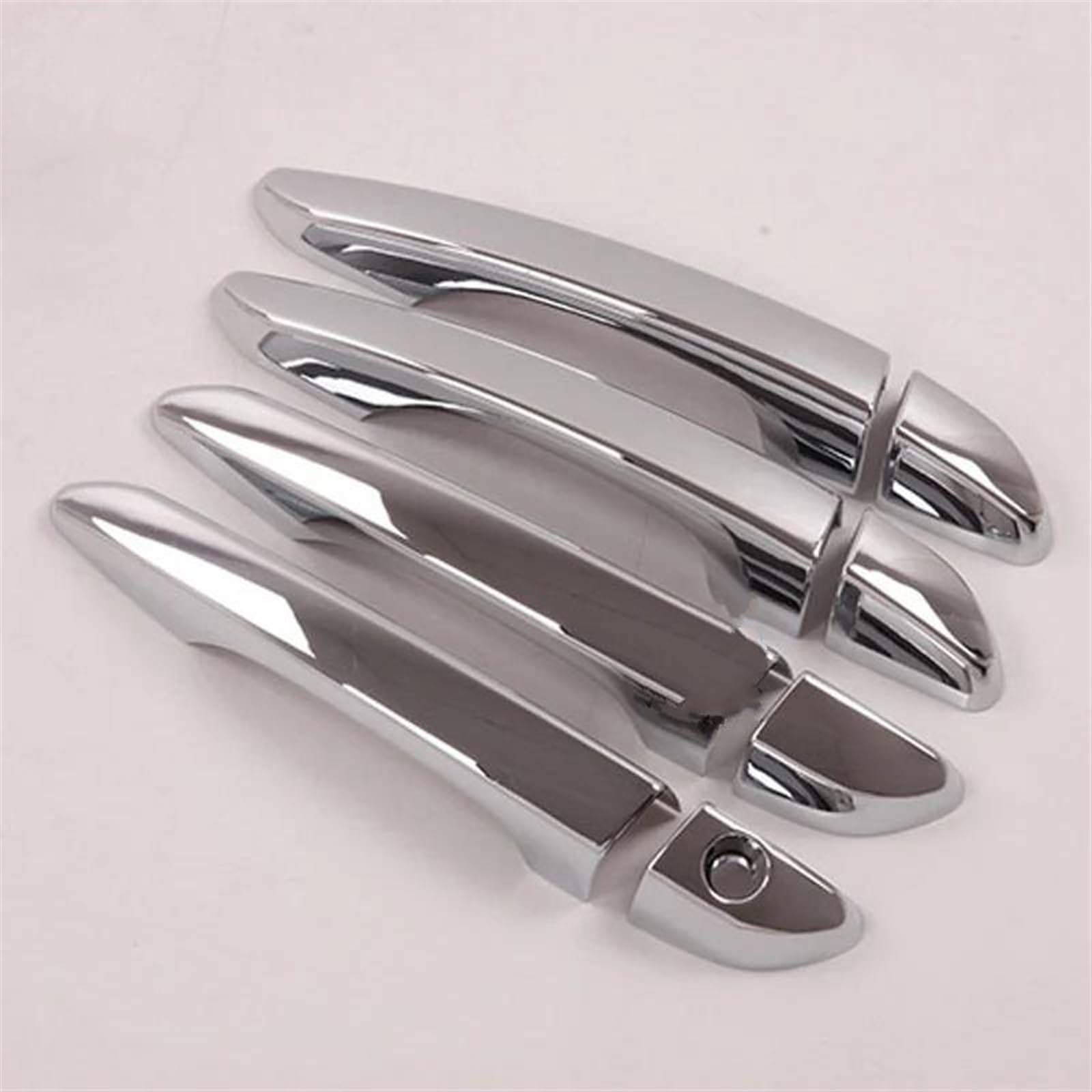 SLIMES Car Exterior Cover Side Door Handle Protector Chrome Scratch Protection for Hyundai for Tucson 2015-2020 Protection(Chrome 1)
