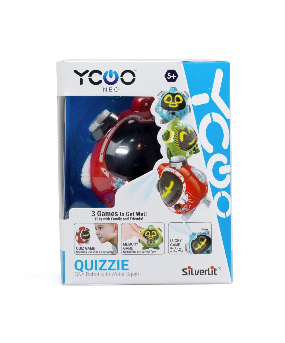 SilverLit Quizzie - Q&A Robot, Sprays Water When You Lose