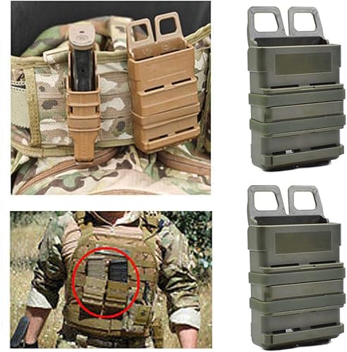 Miniatura 3 de JDSMT Tactical Fast Mag Attach Belt Magazine Pouch 5.56 Molle Holster Caza (Hunting Mag Pouch  Molle Mag bolsa táctica Mag Pouch Funda)