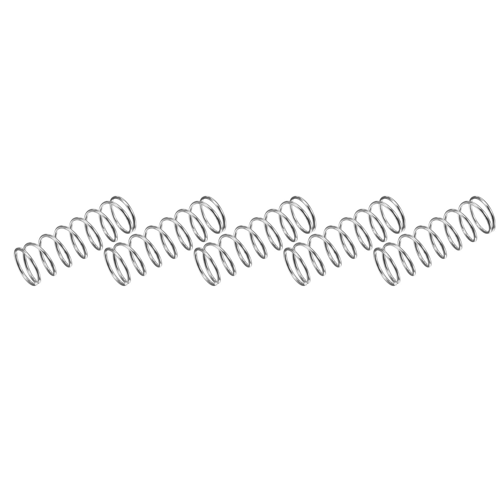METALLIXITY Compression Springs (1x16mm OD,40mm Free Length) 5Pcs, 304 Stainless Steel Extension Spring - for Shop Home Repairs, DIY Projects, Silver Tone — Amazon image 25