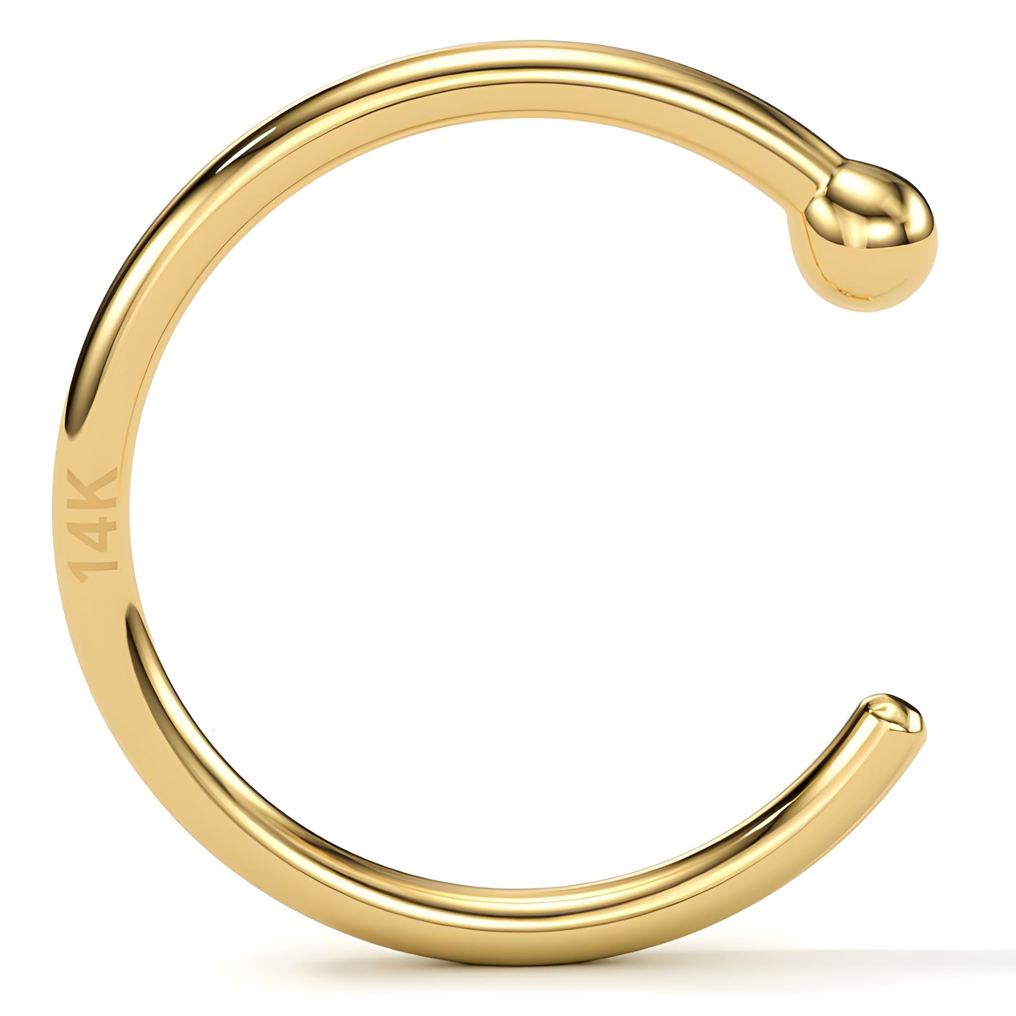 Body Candy 14k Gold Nose Hoop