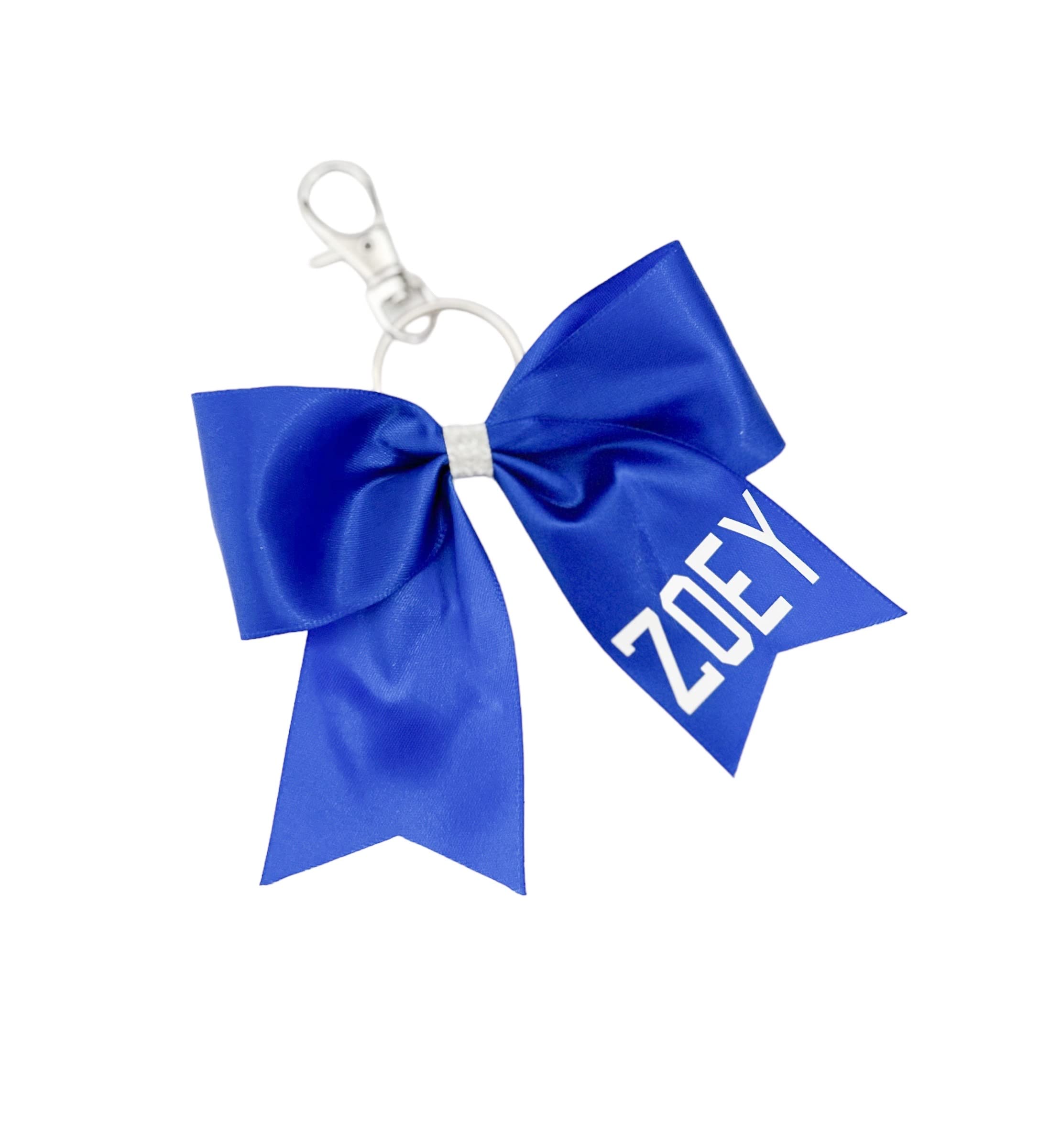 HandmadePersonalized Name Mini Cheer Bow Keychain - Graduate Senior 2025 Bows