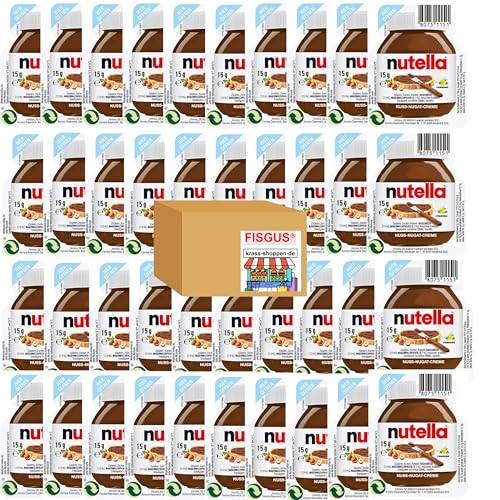 40 x 15g Portionspackungen Nuss-Nugat-Creme für ein perfektes Frühstück - Ein Angebot von FISGUS by krass-shoppen-de