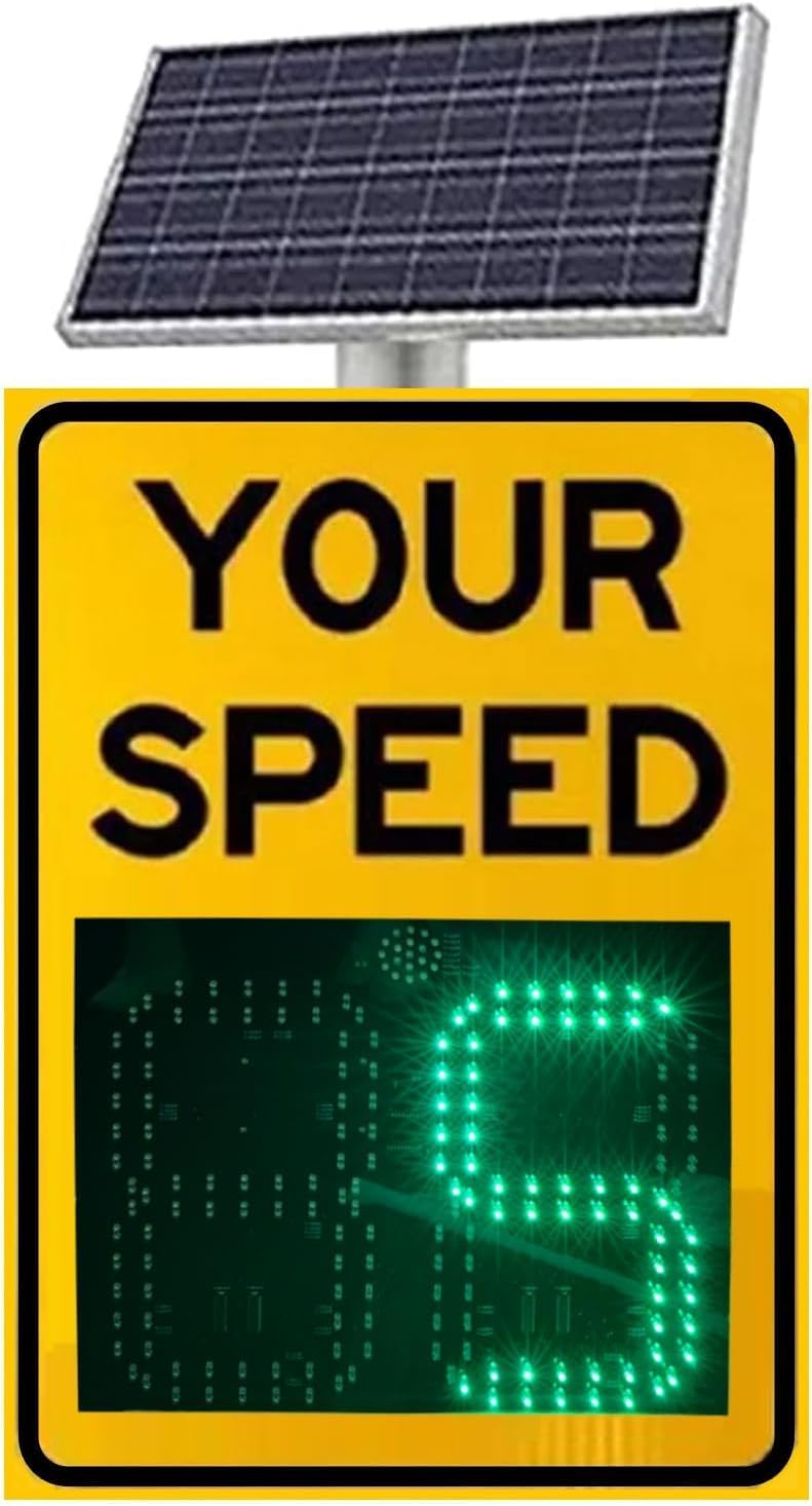 Solar Powered Radar Speed Limit Sign - 20\ 
