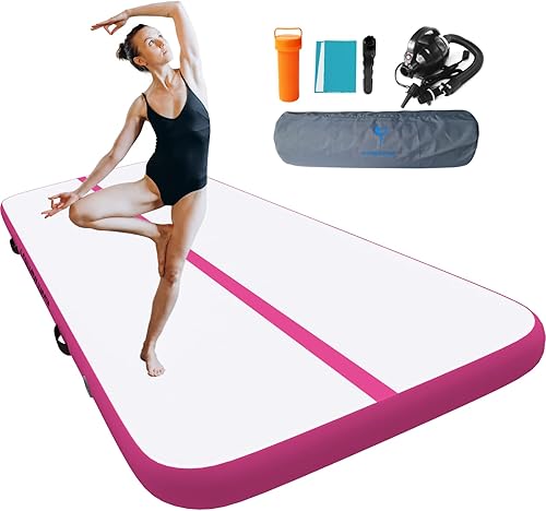 Miniatura 1 de Colchoneta inflable de 101316 pies con bomba eléctrica para animadoras, yoga, playa, uso doméstico, agua