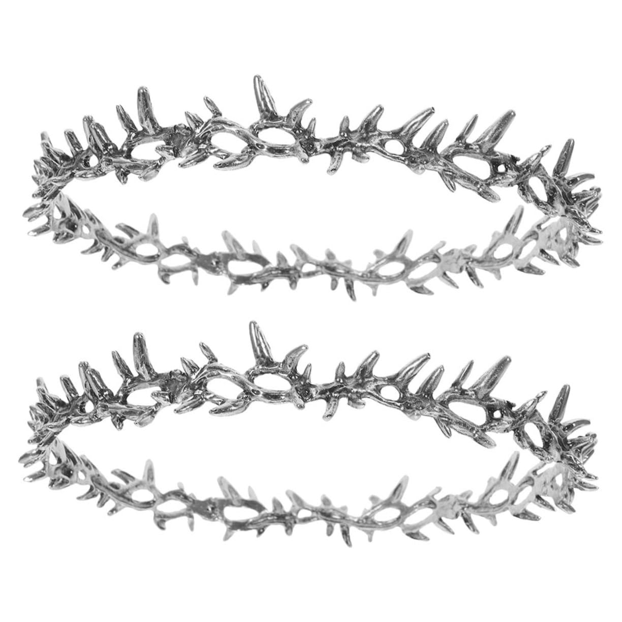 Homoyoyo 2piezas Tocados de Boda Diadema Barroca de Metal para Novia Accesorios de Pelo para Fiesta y Ceremonia de Boda Decoración de Cabello para Mujer y Niña