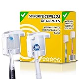 🇪🇸 FABRICADO EN ESPAÑA: El soporte cepillo dientes o soporte cepillo eléctrico está creado por emprendedores españoles y fabricado en España. Lo podrás encontrar también como soporte cepillo dientes pared, soporte pared cepillo dientes, soporte para cepillo, etc.