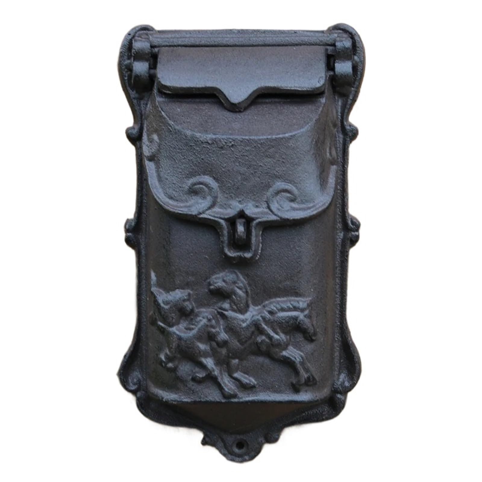 Boîte aux lettres murale petite fonte rétro décoration de jardin extérieur