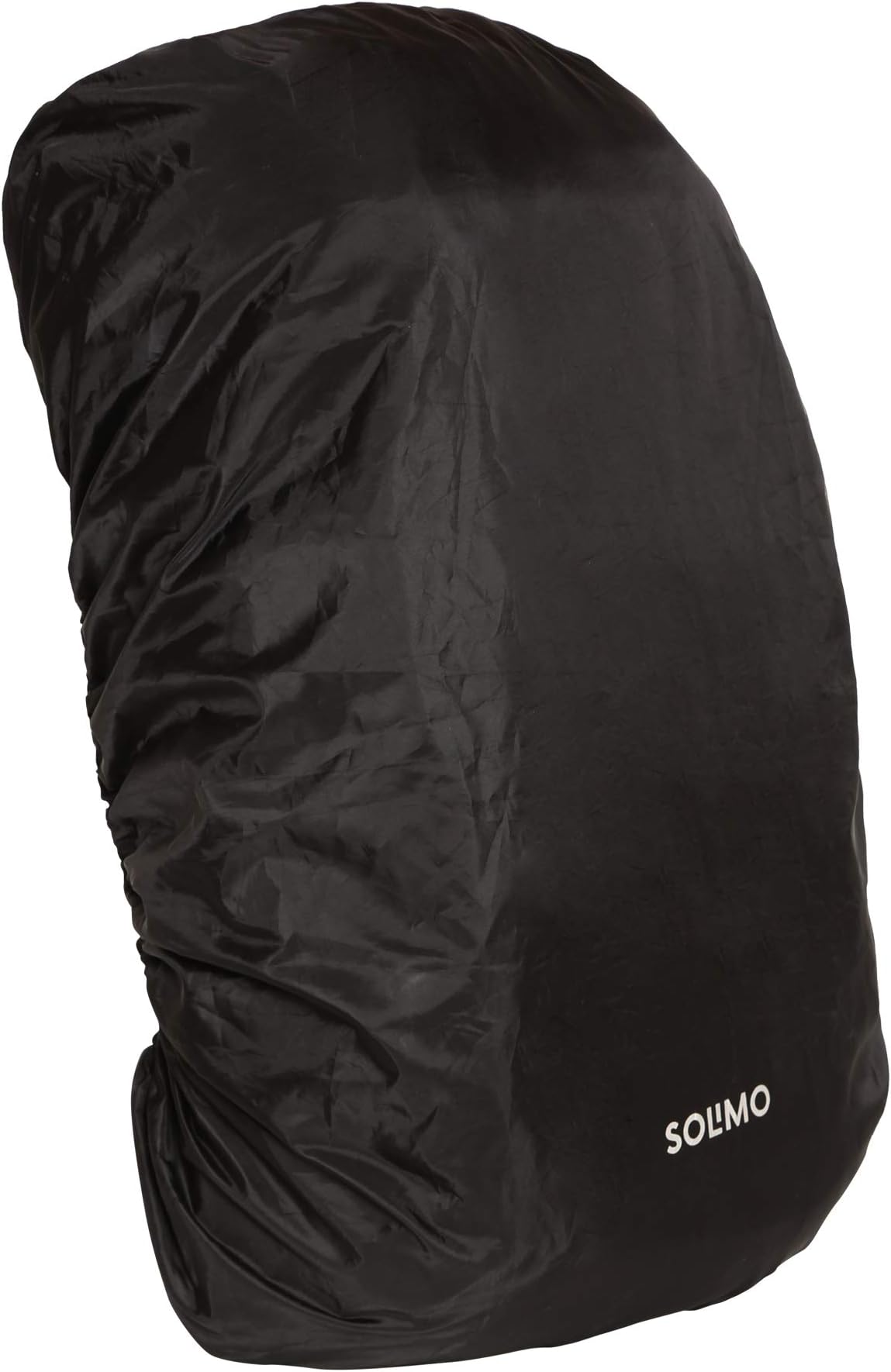 Amazon Brand - Solimo Rain & Dust Cover for Backpack (Black)