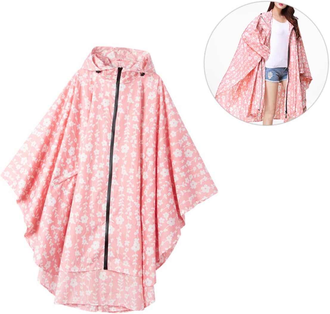 Holibanna Fashion Hooded Rainwear Hooded Poncho Backing Poncho Scarfs for Women Clear Poncho Rain Coats for Men