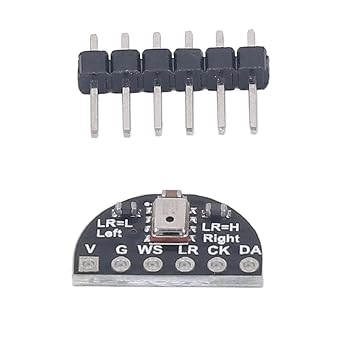 2 Sets MEMS Microphone Mic Microphone Module,I2S Microphone Module Module I2S Interface for General Audio Recording Detection