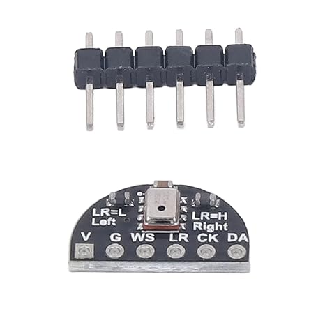 2 Sets MEMS Microphone Mic Microphone Module,I2S Microphone Module Module I2S Interface for General Audio Recording Detection