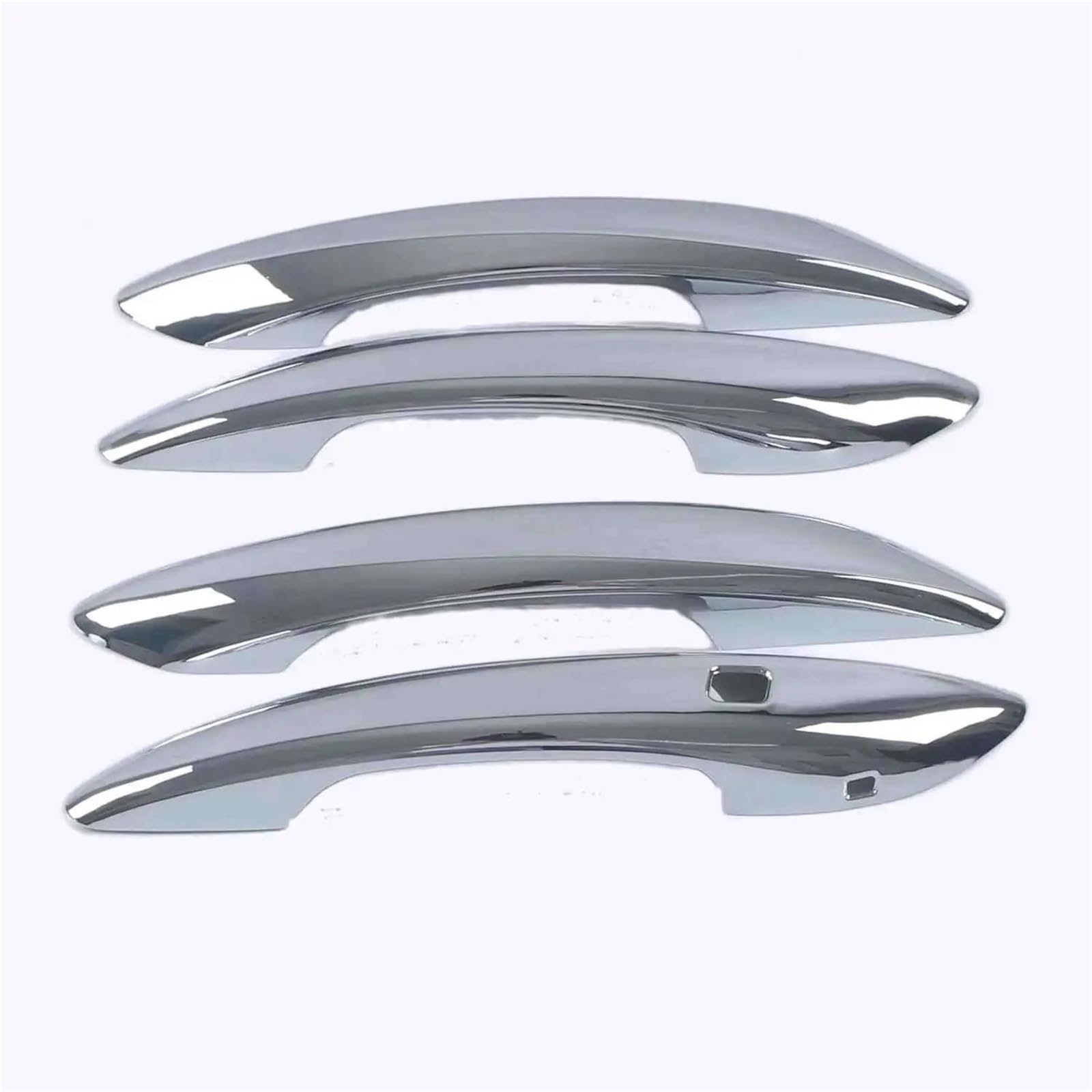 Piwine Style 3 For Hyundai For Elantra Cn7 For Avante I30 2021 2022 2023 Carbon Fiber Chrome Car Door Handle Cover Decor Sticker(Style 3)