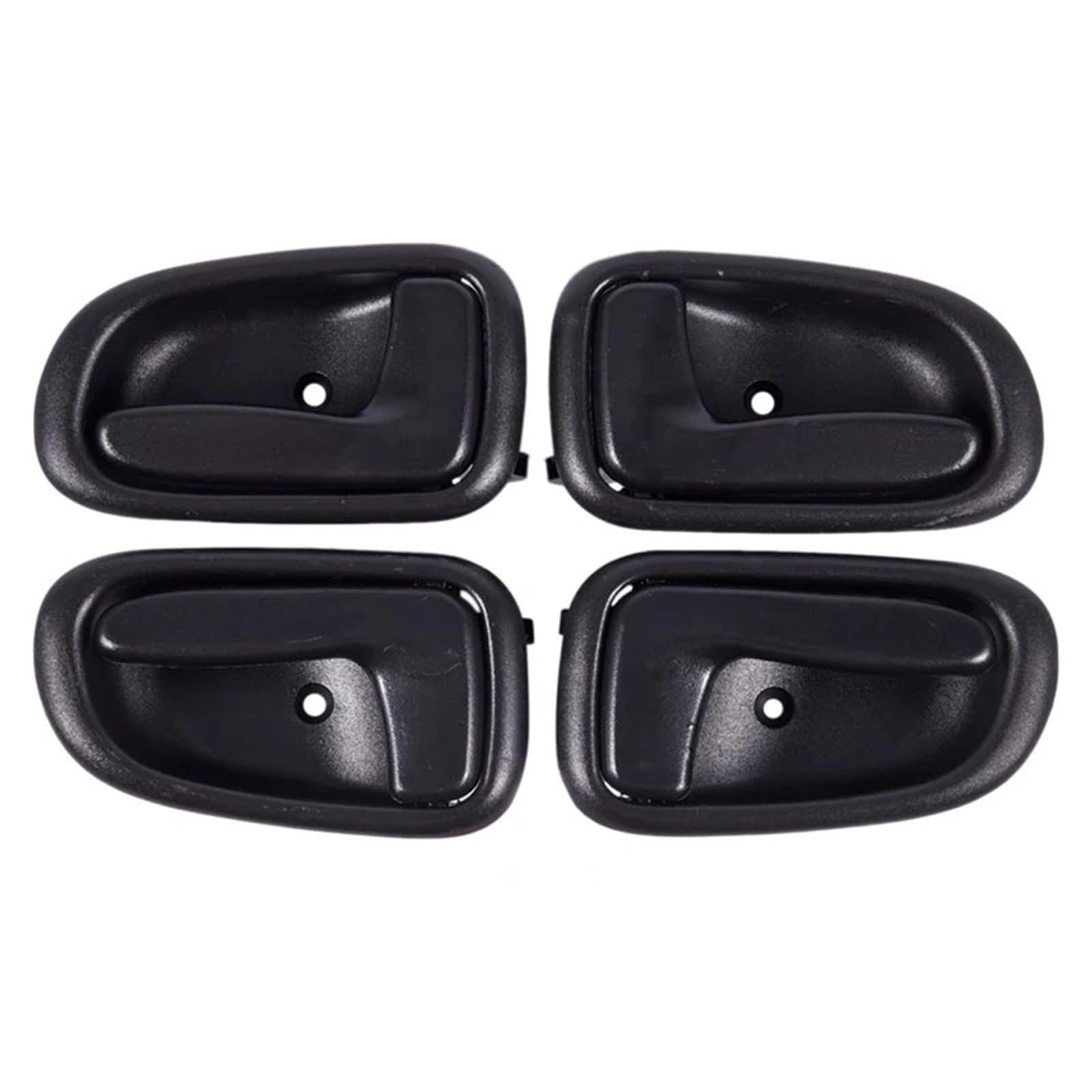 Ouokchm Car Interior Door Handle for Toyota for Corolla 1992-1997 69206-12120 69205-12120 Black Car Left Right Interior Door Handle(4PCS)