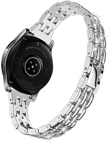 Miniatura 9 de SPINYE Correa compatible con Samsung Galaxy Watch 66 ClassicGalaxy Watch 55 Pro  44 ClassicActive 2, 0.787 pulgadas con diamantes de imitación,