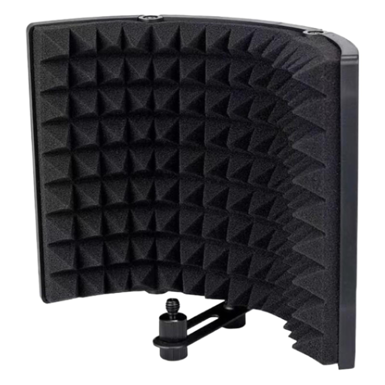 Protector de Aislamiento para Micrófono, Pantalla Antiviento, Aislamiento Acústico, Filtros para Micrófono, Panel de Grabación Vocal Ajustable para Ra, 3 Paneles