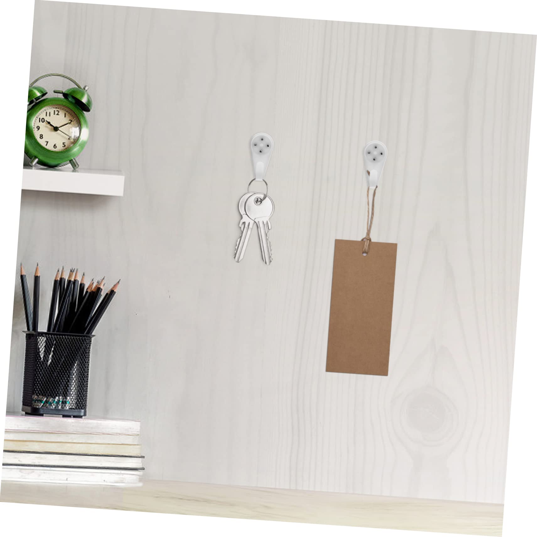 DOITOOL 117piezas Ganchos Invisibles Para Colgar Cuadros y Fotos Fijación Sin Daños Paredes De Ladrillo Concreto y Soporte Resistente y Duradero Para Arte y Decoraciones