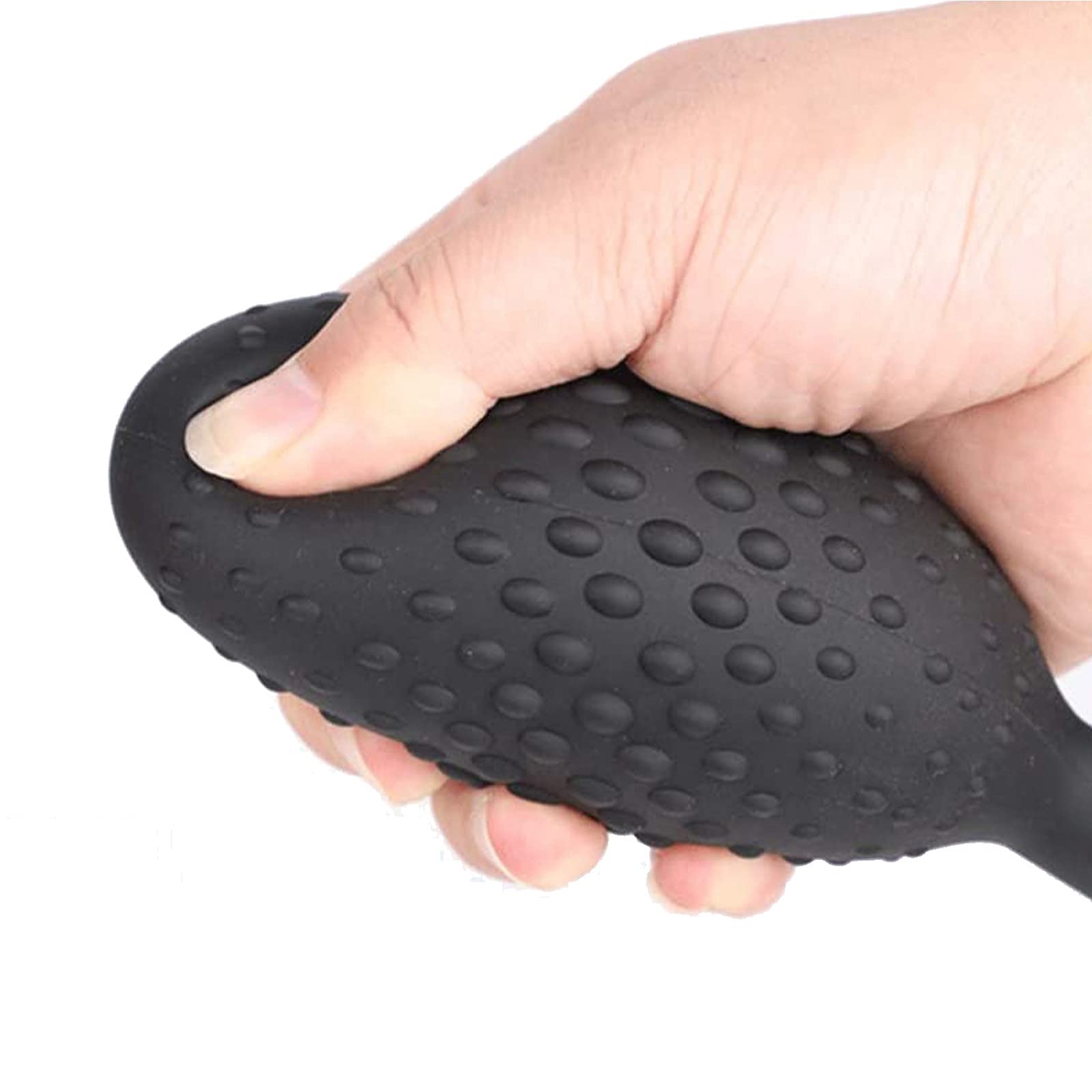 Dildo anale Plug anale Butt plug con manico Palline anali Stimolazione della prostata Dilatatore extra large Doccia anale con sfera di metallo Masturbazione Giocattolo sessuale per uomini e donne(Ø7.5