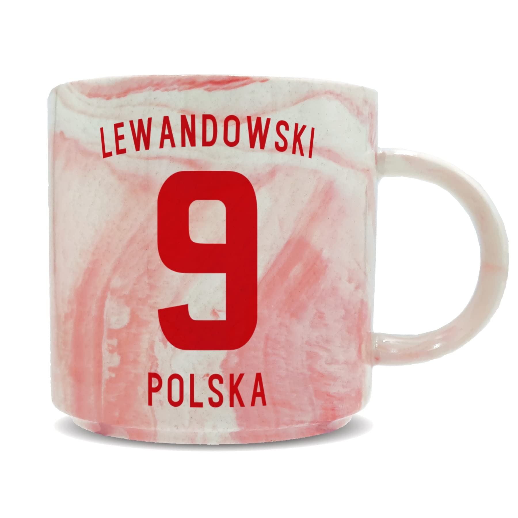 Hippowarehouse Robert Lewandowski 9 Polska Printed Mug Various Colour Options Ceramic Cup Kitchenware 11oz