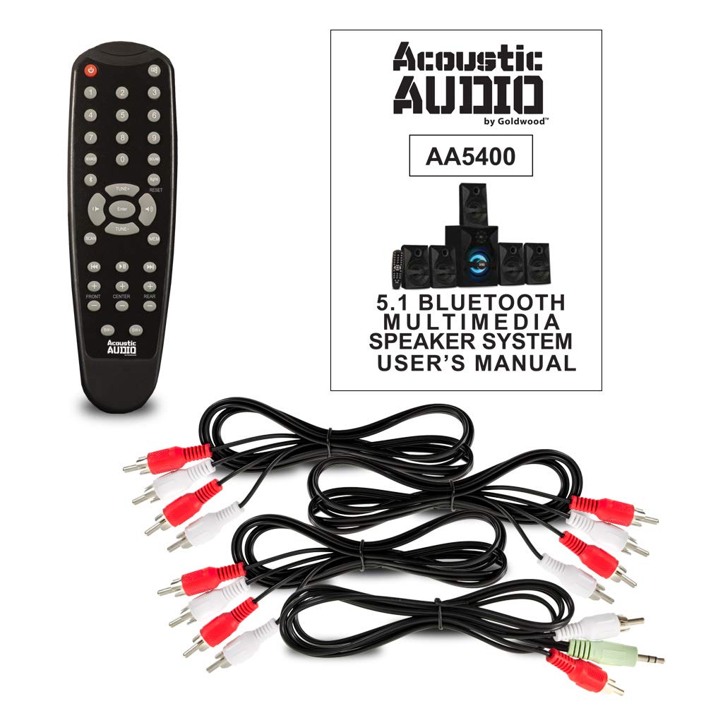 Acoustic Audio by Goldwood Bluetooth 5.1 Surround Sound System with LED