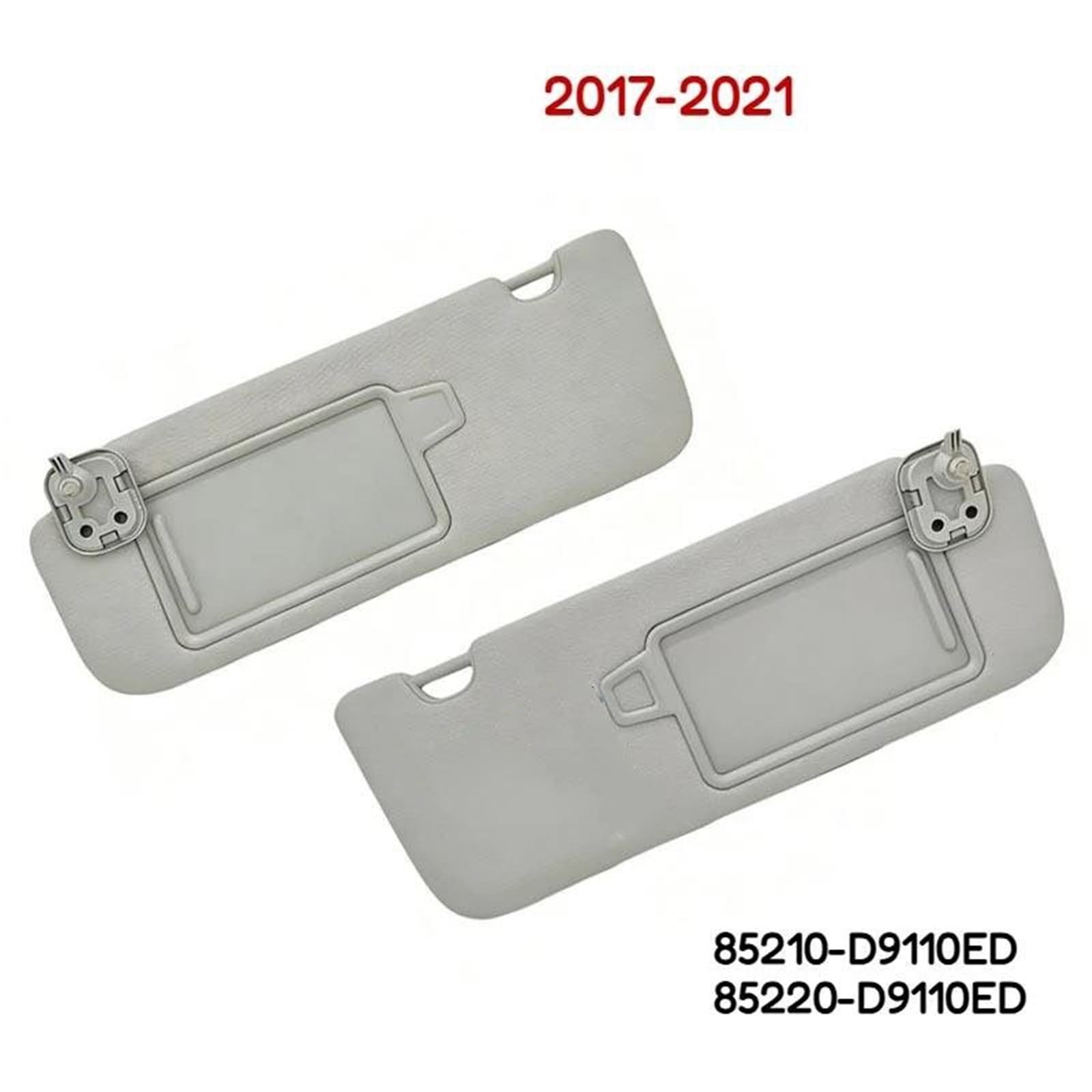 Aletta Parasole Per Auto — Per Kia Per Sportage QL 2017-2021 (Guida A Sinistra) — Codice 85210D9110ED — Con Specchietto Protezione solare auto(Sinistra)