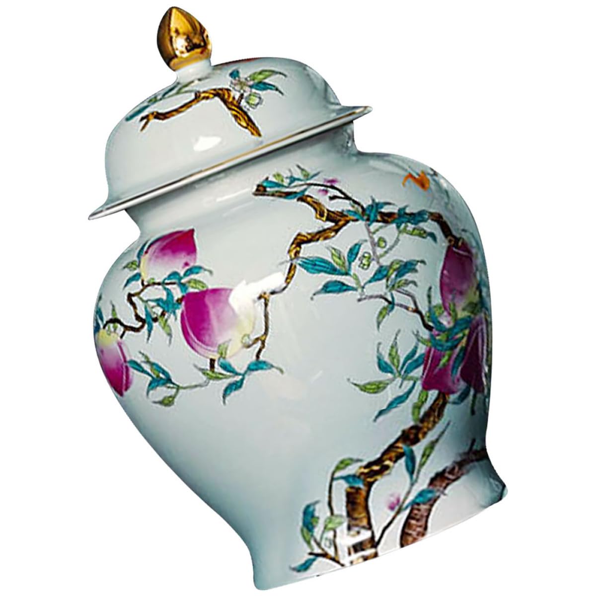 Housoutil Tarro de Cerámica para Té y Arroz Tapa Hermética, Almacenamiento Multifunción de 500 Ml para Decoración de Mesa y Uso en Cocina