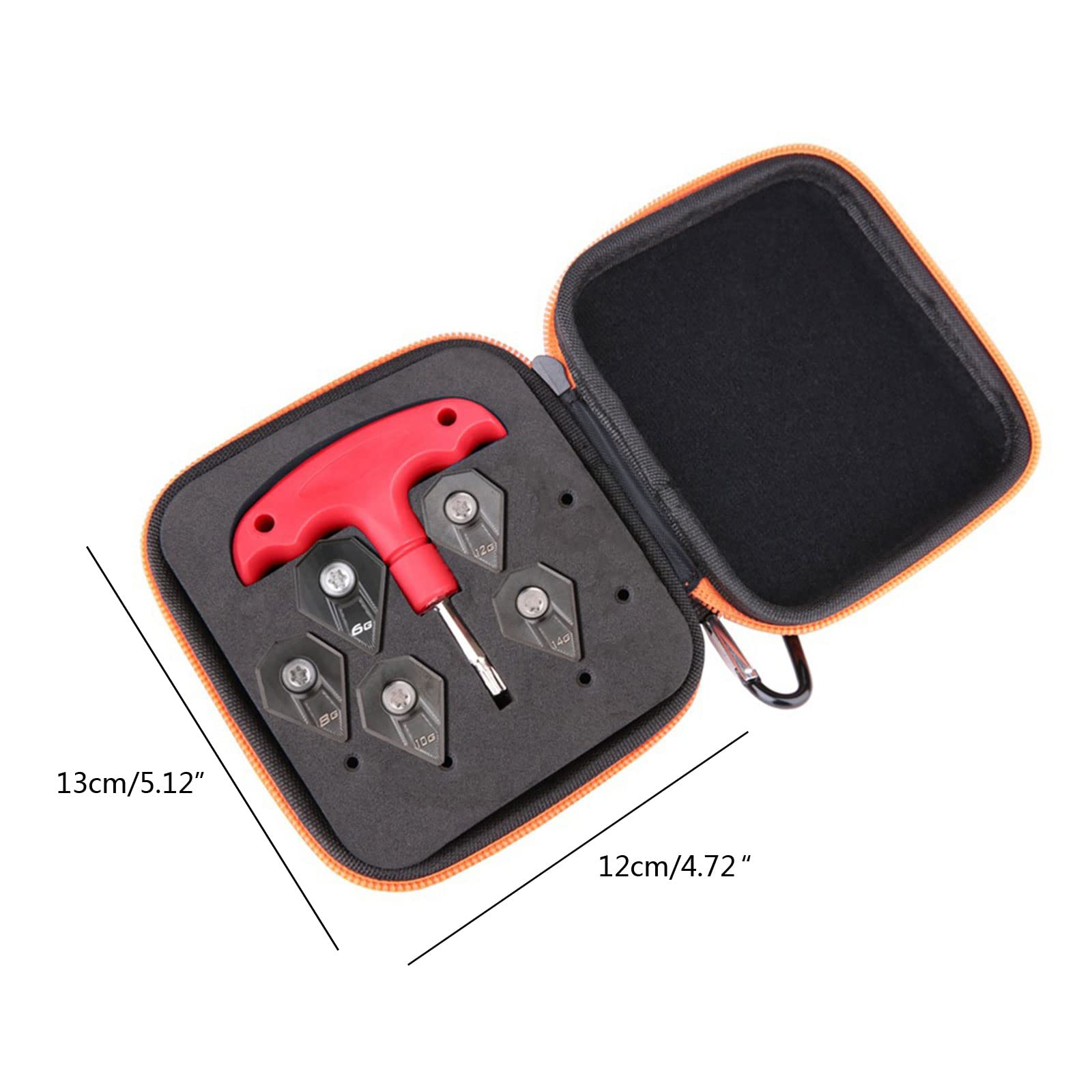 Metal Club Heads Accessories Pack Weight Wrench Club for Key Weight Wrench Screws Blue for Key