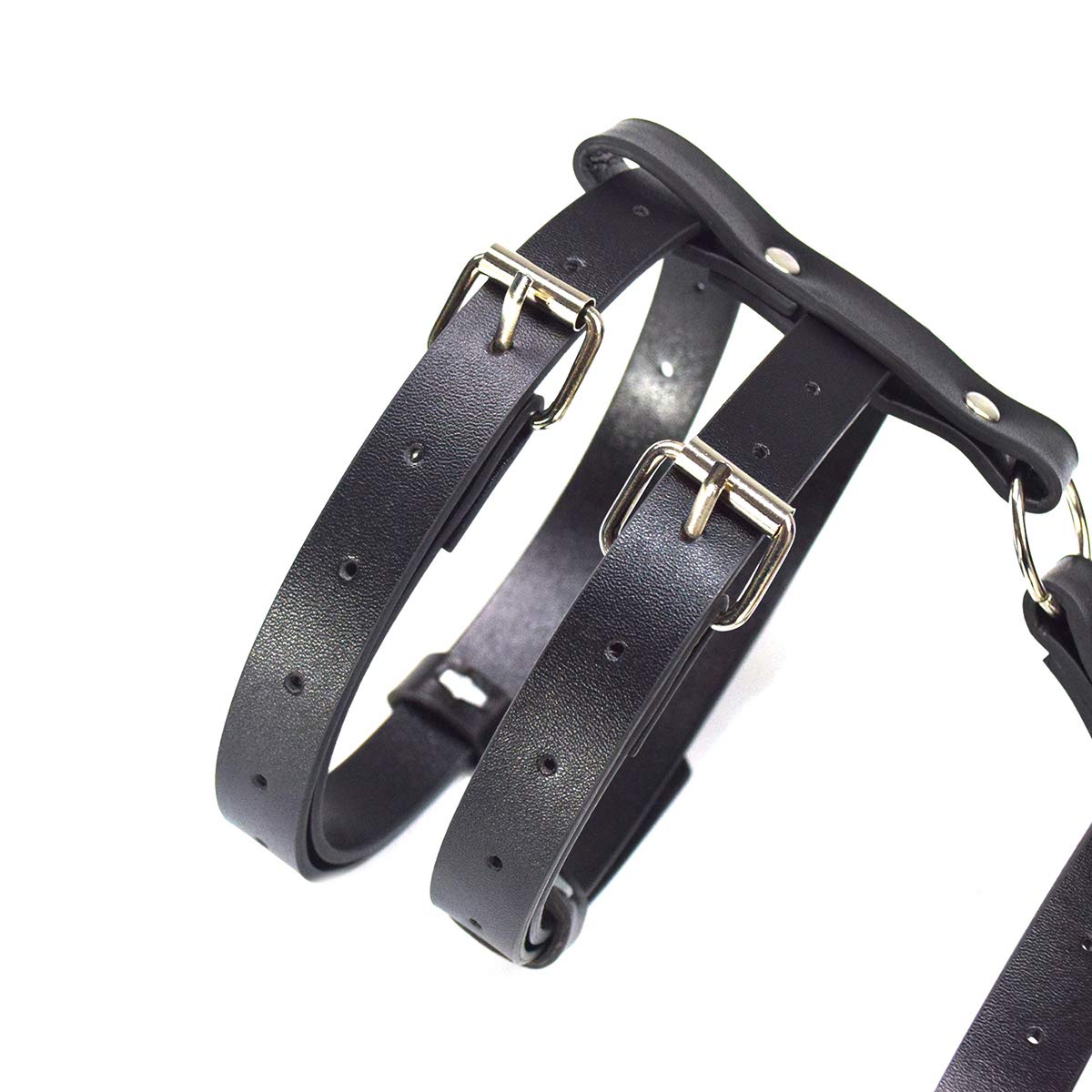 Nonebrand Arnés de pierna enjaulado para mujer con ligas Harajuku ajustable en la cintura para cincher