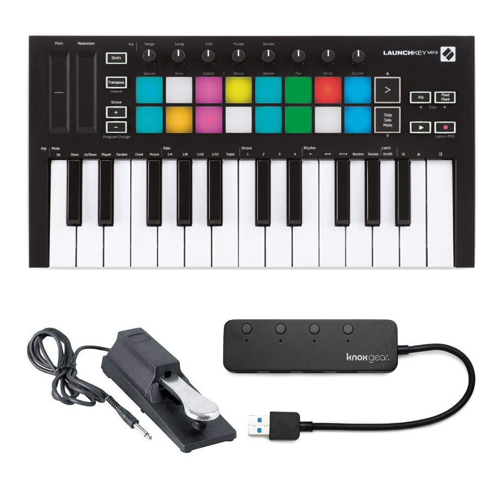Novation Launchkey Mini MK3 25 MiniKey MIDI Keyboard with Sustain