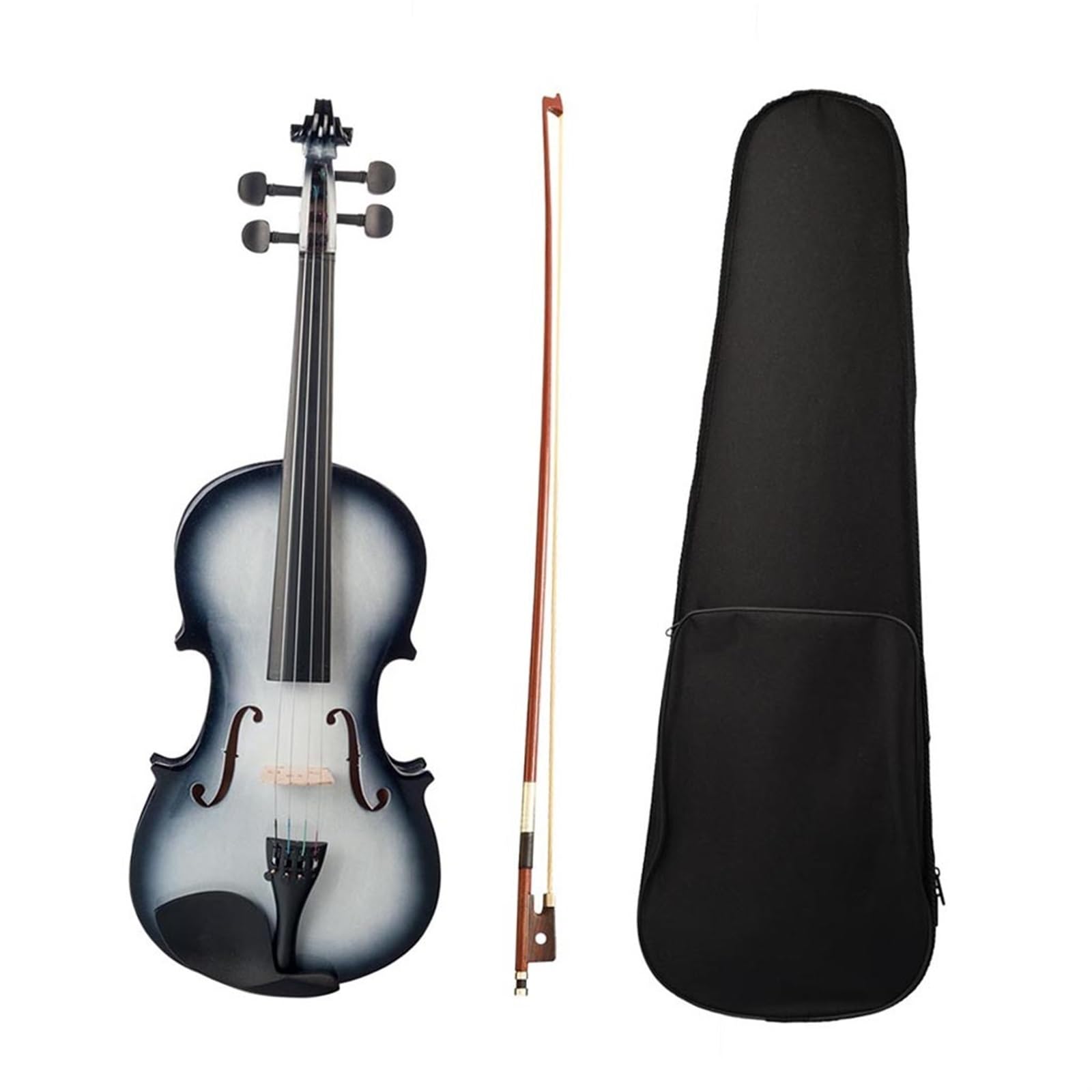 Kit Di Violino Professionale Kit Violino Acustico 1/2 1/8 1/4 3/4 Lucido Con Custodia Per Archetto Per Principianti(1/4)