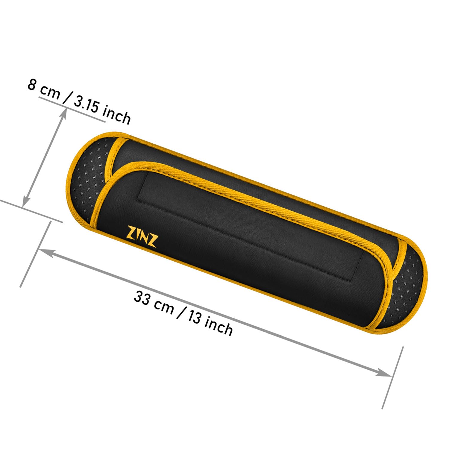 ZINZ 2-Pack Épaulière Universelle Avec Coussin Ultra épais Pour Sac à