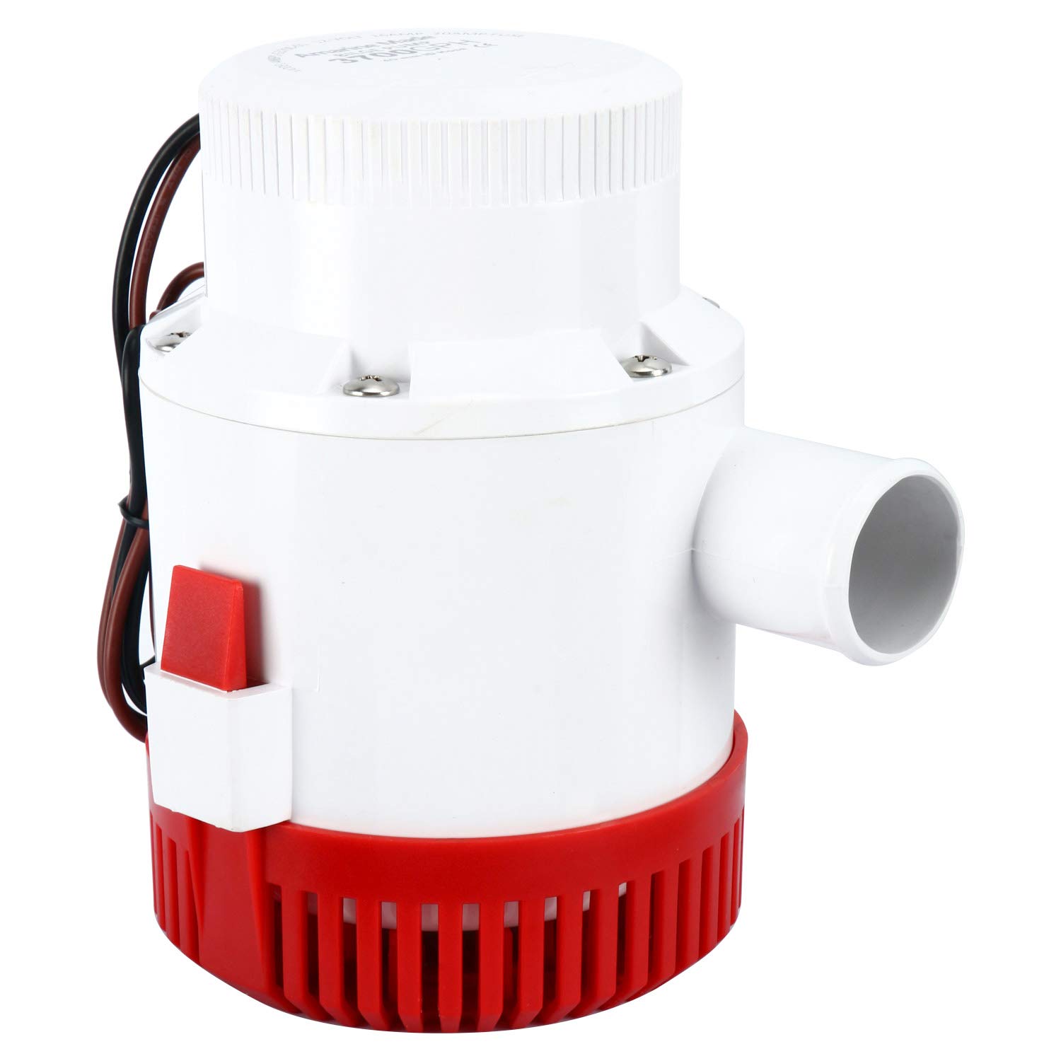 Amarine-made Bomba de achique electrónica, 3700 GPH, 12 V, para fontanería, Barcos, etc.