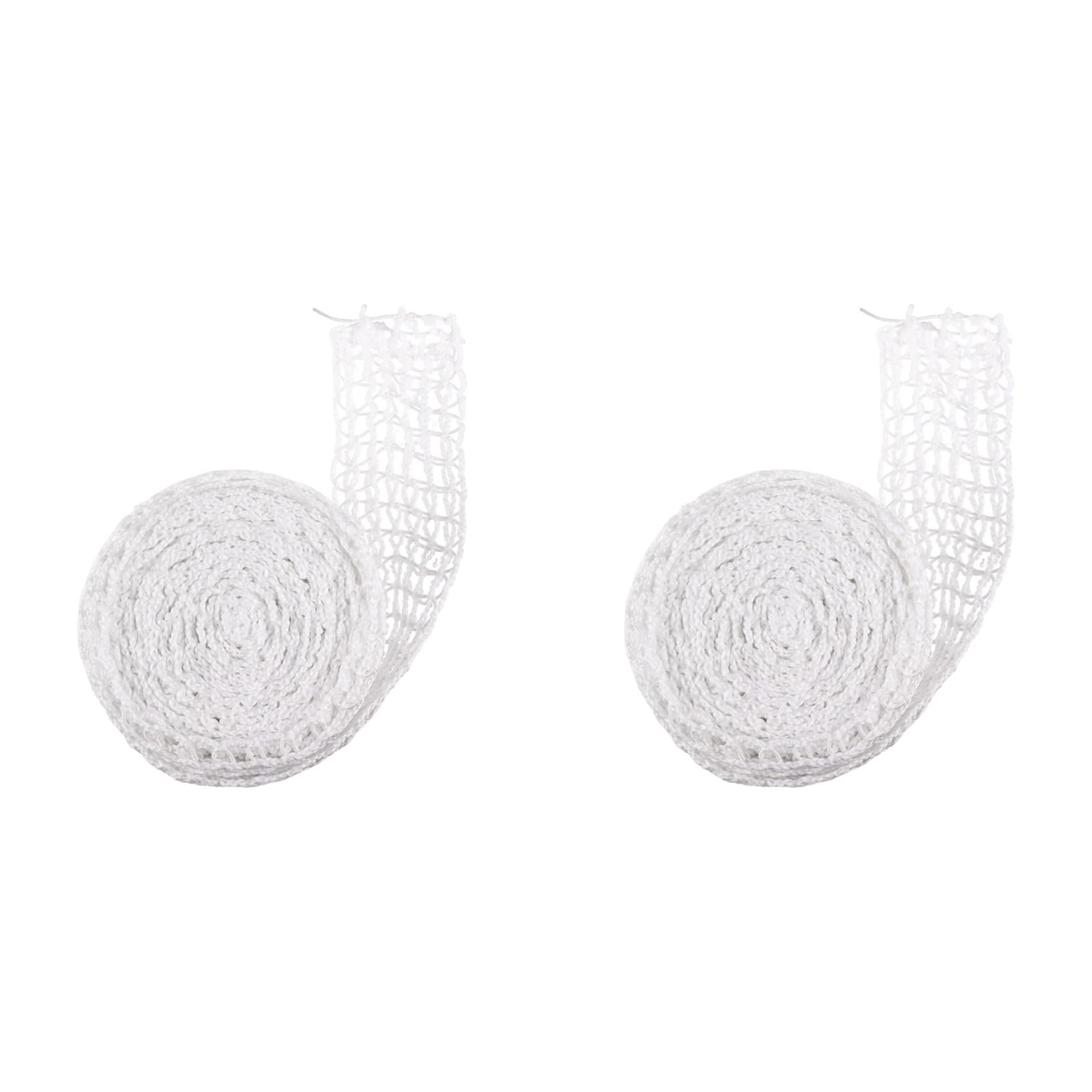Hndhbfgrt 2pcs 5M Meat Netting Roll,Size 18,Smoked Meat Poultry Ham Netting Meat Butcher Twine Net Roll Wrapping Net
