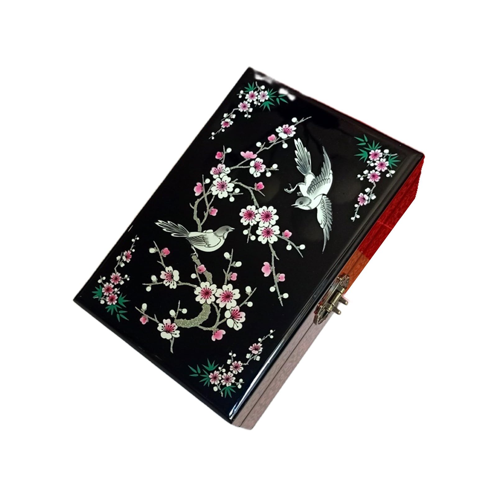 Tsophreniq Handcraft Wood Jewelry Box Artistics Home Decoration Storage with Protective Artistics Home Decoration Jewelry Organizers