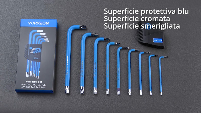 Bosch Professional 1600A01TH4 Set Di Chiavi A Brugola Torx 9 Pz - Foto 6