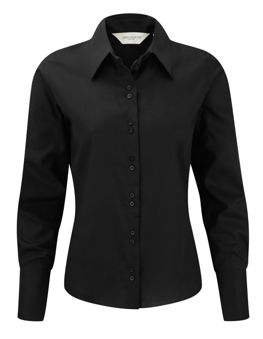 Russell Workwear Damen Bluse, lange ärmel, bügelfrei
