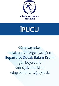 Bepanthol Dudak Bakım Kremi 7,5 ml + 3 Adet Cilt Bakım Kremi 3.5 g