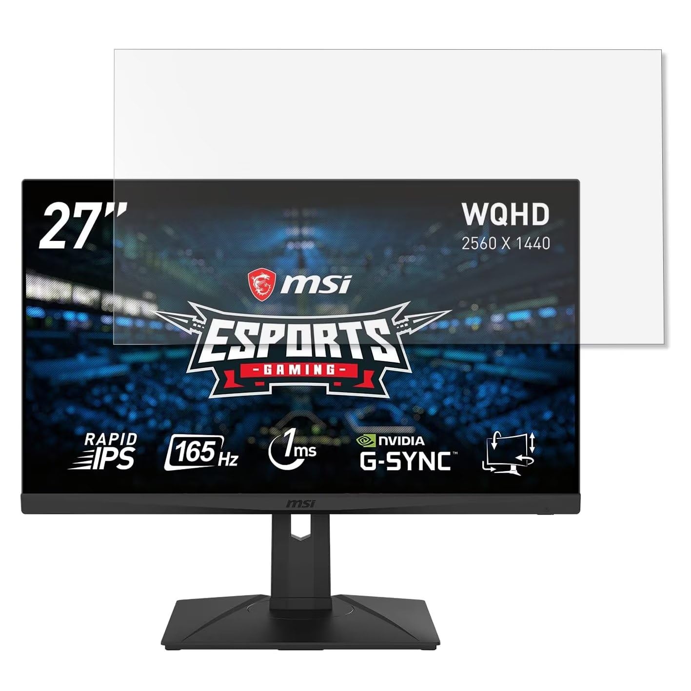 Amazon.co.jp: MSI Optix G273QPF 27インチ 向け フィルム 超透明 [9H