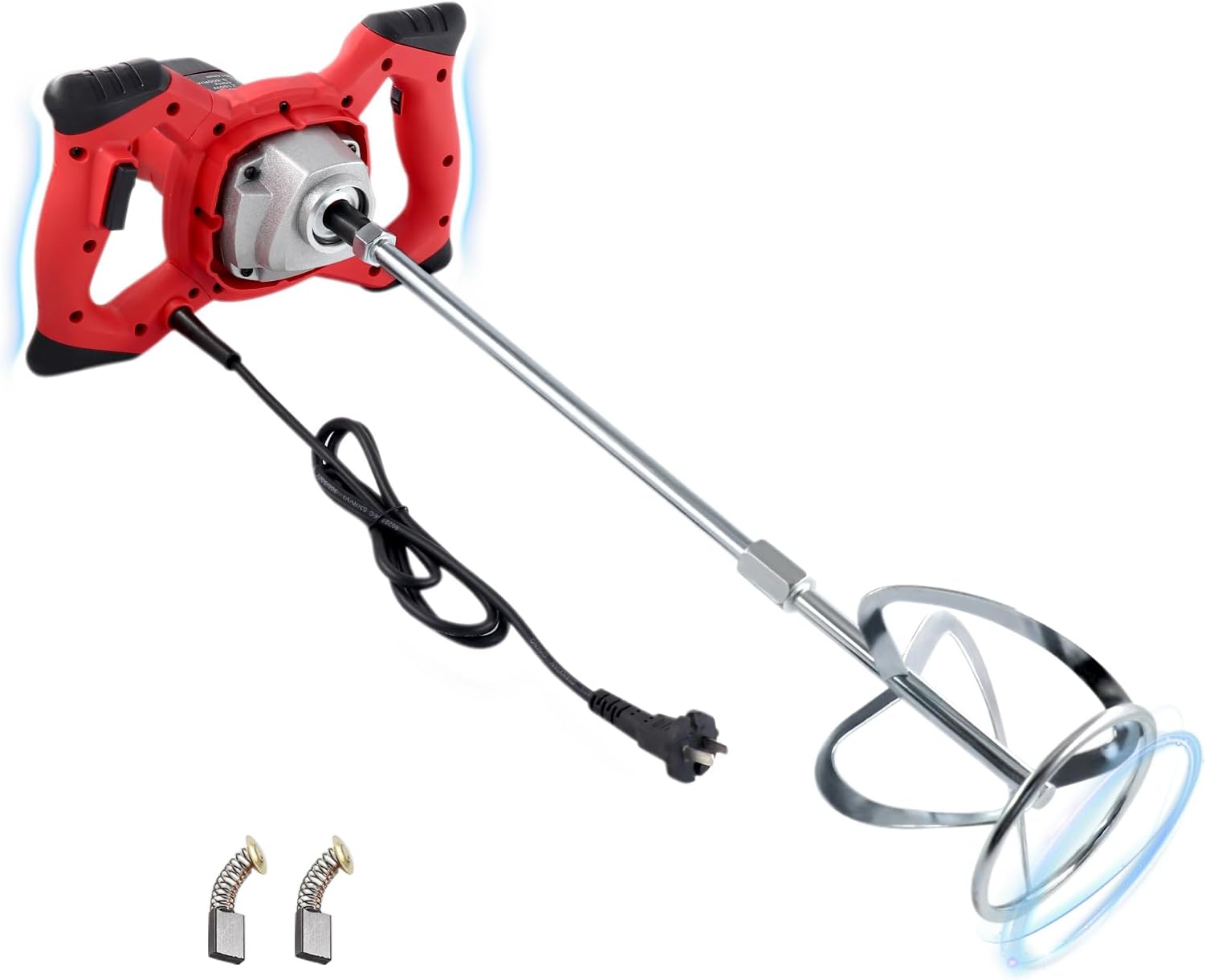 IMAYCC Cement Mixer, 2100W Electric Concrete Mixer with 6 Speed, 110V Handheld Mud