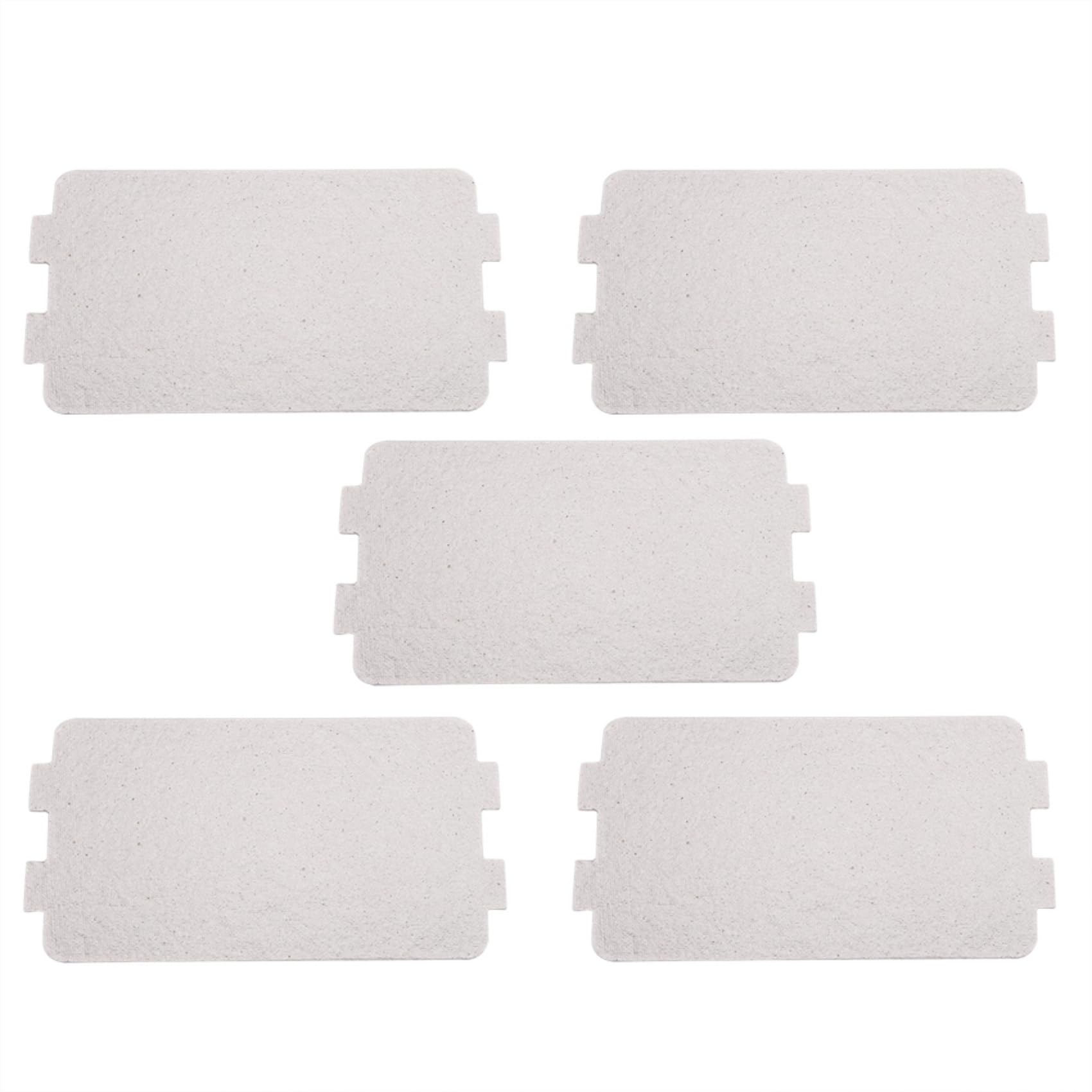 5Pcs Microwave Oven Mica Plate, Microwave Waveguide Cover Replacement, Universal Mica Sheet Microwave Oven Parts Waveguide Cover for Kitchen Microwave Oven