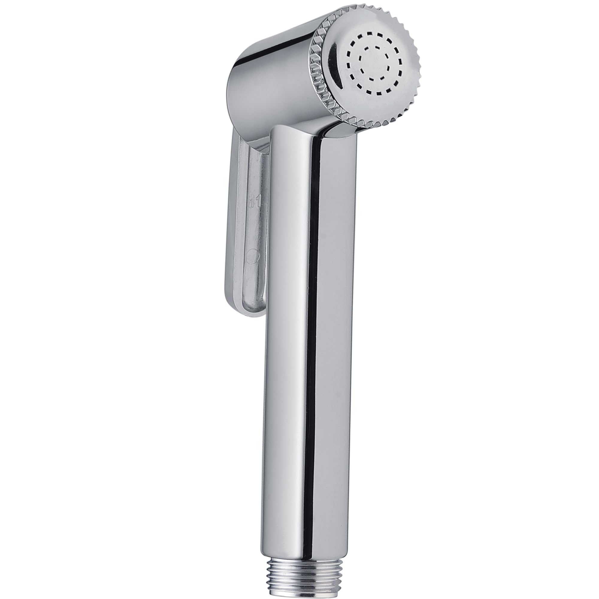 FLUSH FLOW CPH-13H ABS Health Faucet Without Hose Pipe and Wall Hook | Health Faucet Gun Only | Hand Jet Bidet Spray Head | 1 Year Warranty | Chrome (Gun only - Without Hose & Hook)