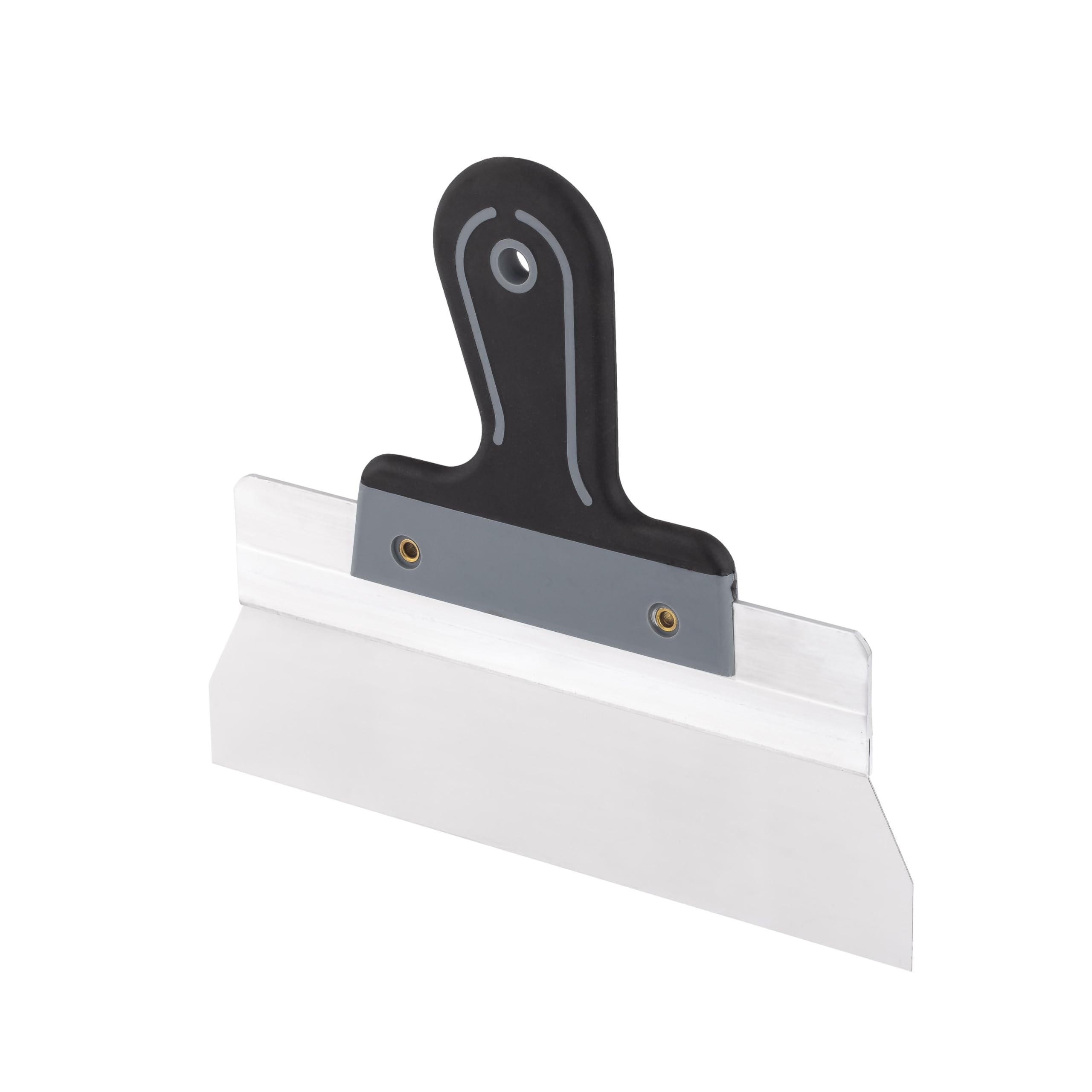 Szpatułka płaska Mivos szeroka szpachelka ze stali nierdzewnej 250 x 60 mm/szpachelka fasadowa o długości ostrza 60 mm/szpatułka wygładzająca 25 cm z miękkim uchwytem/Wyprodukowano w UE